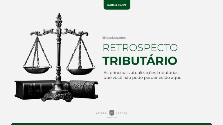 Retrospecto Tributário - 26/08 a 02/09
