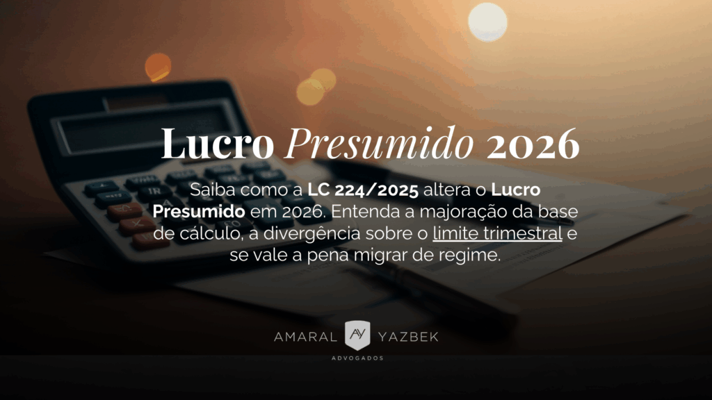 LUCRO PRESUMIDO 2026